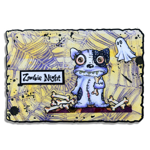 AALL & Create - A7 - Clear Stamps - 1202 - Janet Klein - Zombie Night