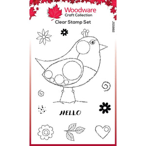 Woodware - Clear Stamps - A6 - Diego