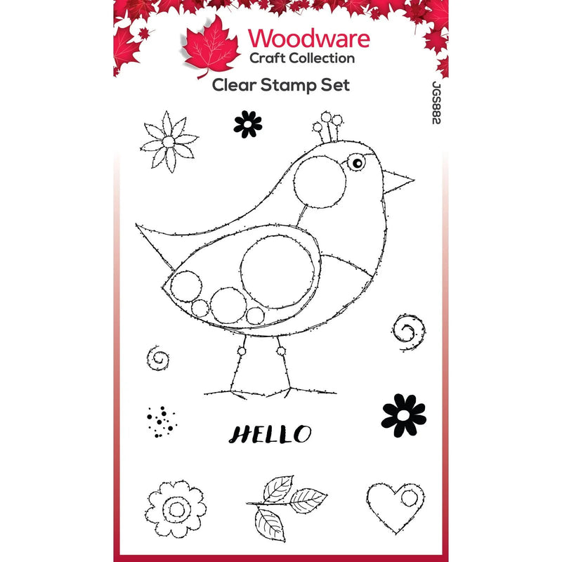 Woodware - Clear Stamps - A6 - Diego