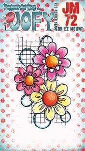 PaperArtsy - JOFY MINI 72 - Rubber Cling Mounted Stamp Set