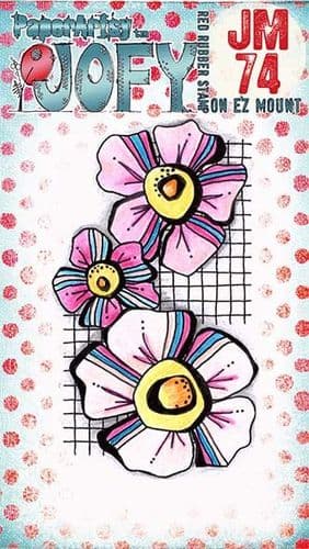 PaperArtsy - JOFY MINI 74 - Rubber Cling Mounted Stamp Set