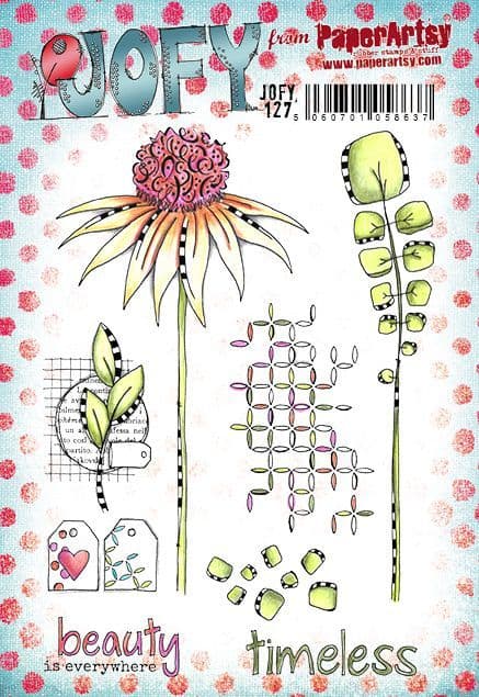 PaperArtsy - JOFY 127 - Rubber Cling Mounted Stamp Set