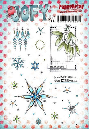 PaperArtsy - JOFY 129 - Rubber Cling Mounted Stamp Set