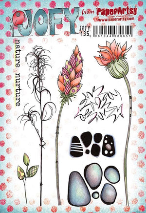 PaperArtsy - JOFY 135 - Rubber Cling Mounted Stamp Set