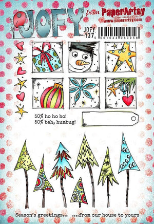 PaperArtsy - JOFY 137 - Rubber Cling Mounted Stamp Set