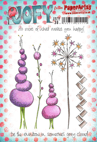 PaperArtsy - JOFY 38 - Rubber Cling Mounted Stamp Set