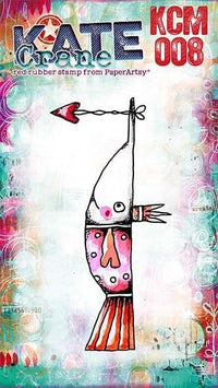 PaperArtsy - Kate Crane - MINI 008 - Rubber Cling Mounted Stamp