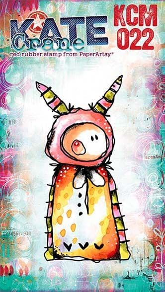 PaperArtsy - Kate Crane - MINI 022 - Rubber Cling Mounted Stamp