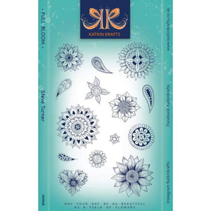 Katkin Krafts - Clear Photopolymer Stamps - Full Bloom