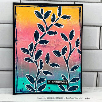 PaperArtsy - Stencil - Kate Crane - PS453