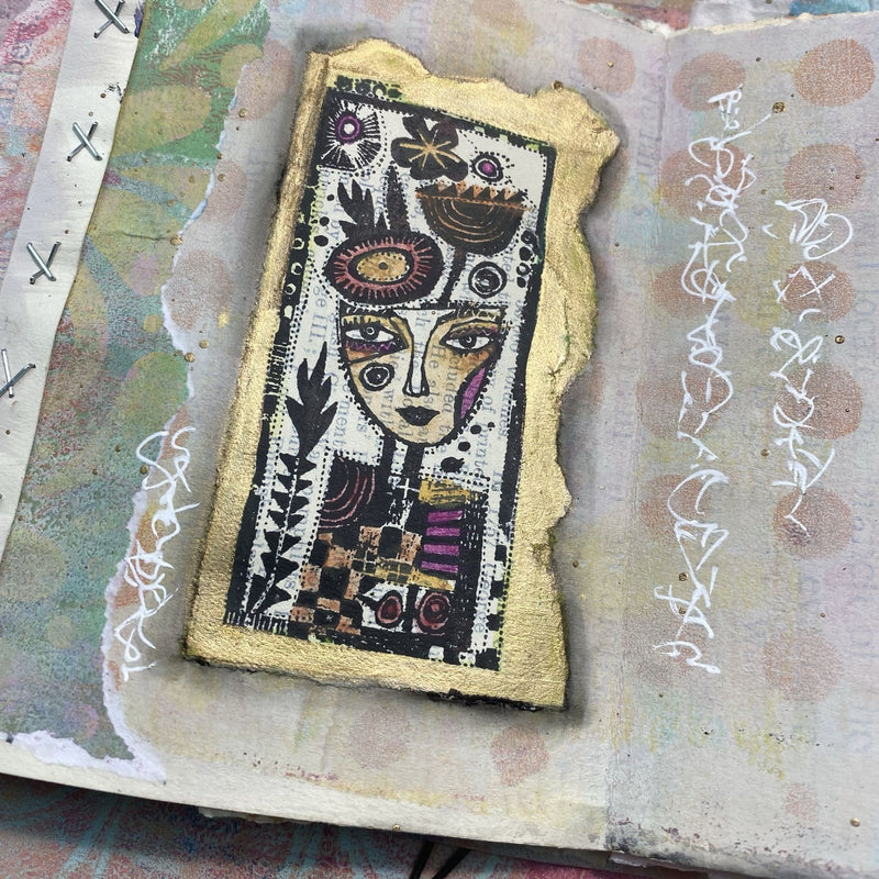 PaperArtsy - Rubber Cling Mounted Stamp - Lynne Perrella - Mini 09