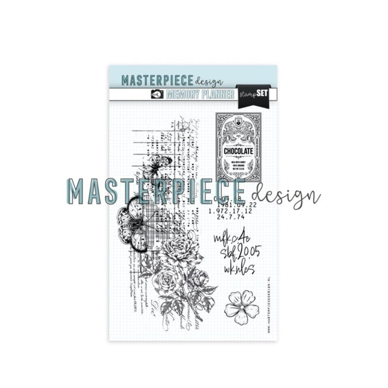 Masterpiece Designs - Clear Stamps - A6 - Roses Are Red