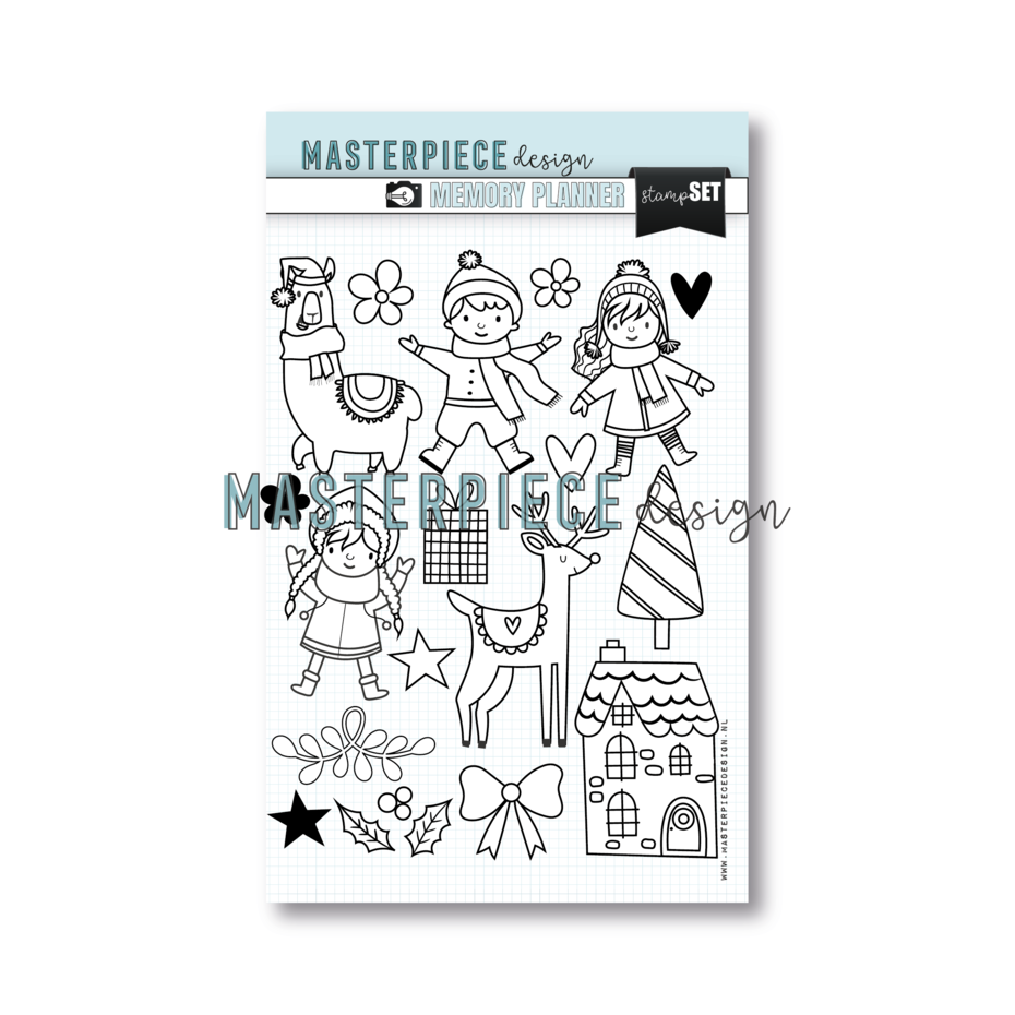 Masterpiece Designs - Clear Stamps - A5 - Merry Memories
