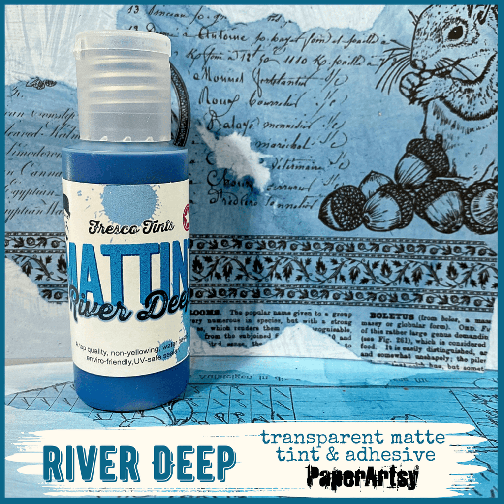 PaperArtsy - Fresco Tint - Mattint - River Deep