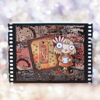AALL & Create - Stencil - 6x6 - Autour De Mwa - PC-249 - Circular Disruption