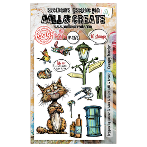 AALL & Create - A6 - Clear Stamps - 1273 - Author De Mwa - Grumpy Traveler