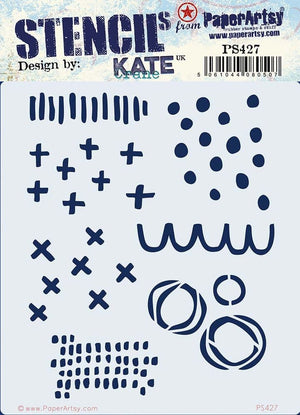 PaperArtsy - Stencil - Kate Crane - PS427