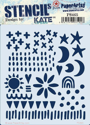 PaperArtsy - Stencil - Kate Crane - PS465