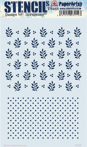 PaperArtsy - Large Stencil - Scrapcosy PS468