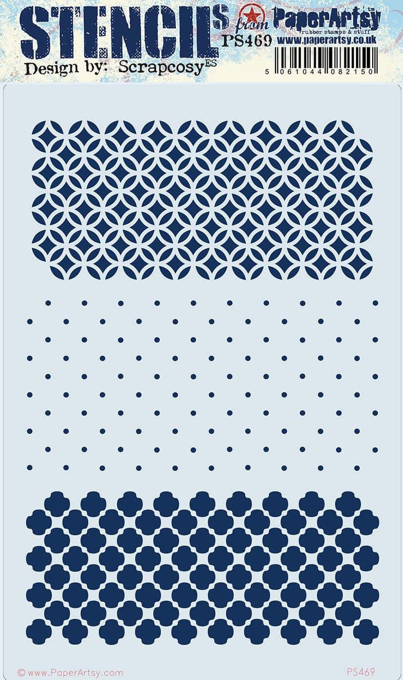 PaperArtsy - Large Stencil - Scrapcosy PS469