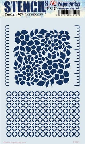 PaperArtsy - Large Stencil - Scrapcosy PS470