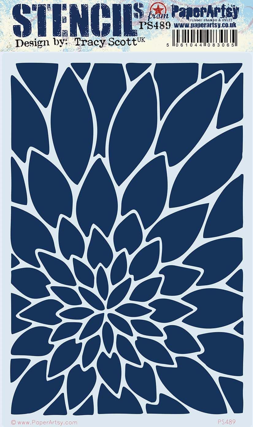 PaperArtsy - Large Stencil - Tracy Scott - PS489