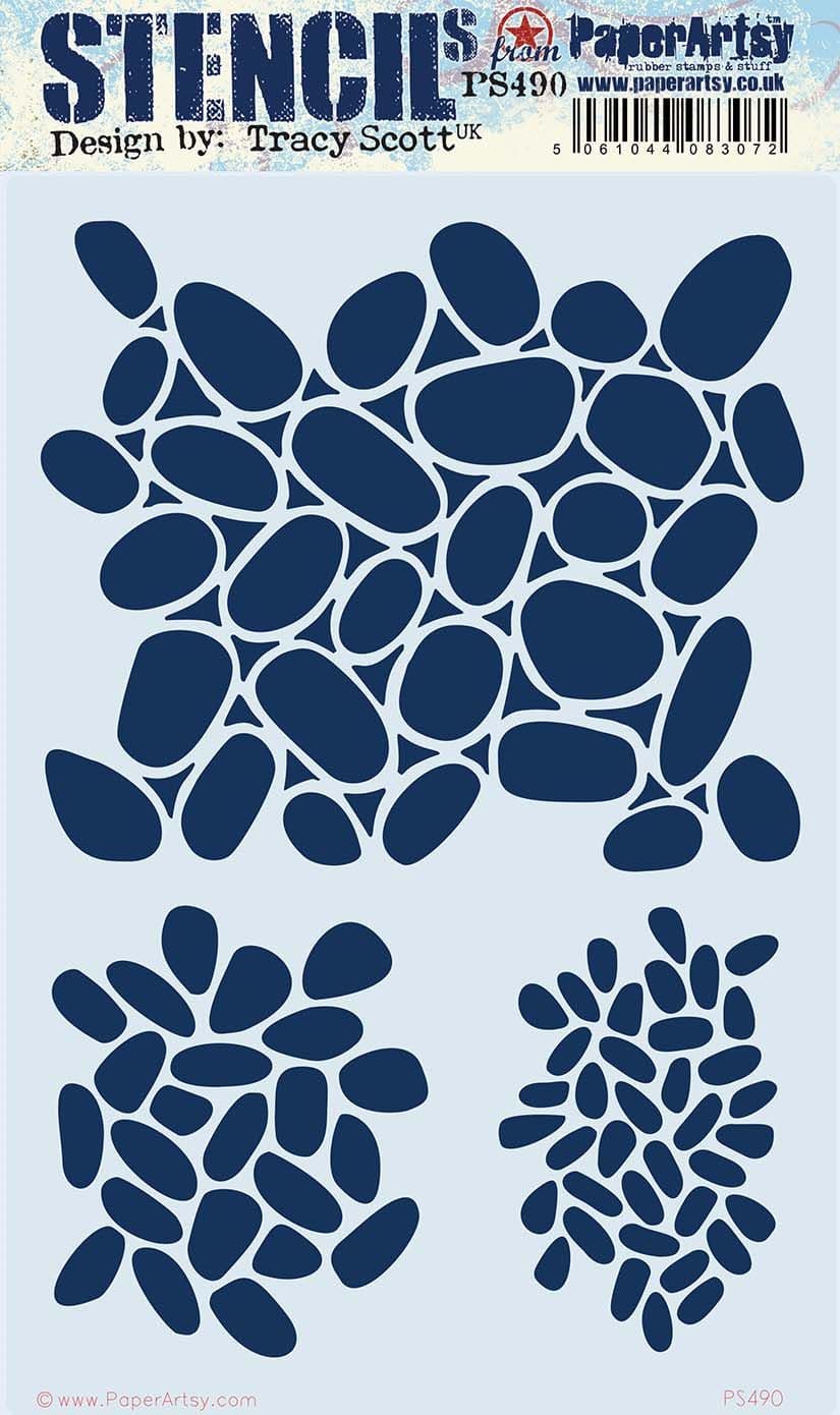 PaperArtsy - Large Stencil - Tracy Scott - PS490