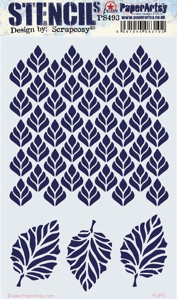PaperArtsy - Large Stencil - Scrapcosy PS493