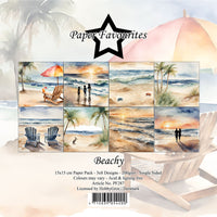 Paper Favourites - Paper Pad - 6 x 6 - Beachy