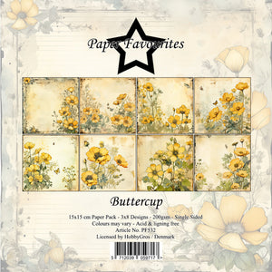 Paper Favourites - Paper Pad - 6 x 6 - Buttercup