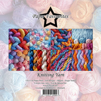 Paper Favourites - Paper Pad - 6 x 6 - Knitting Yarn