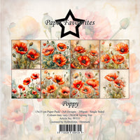 Paper Favourites - Paper Pad - 6 x 6 - Poppy