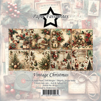 Paper Favourites - Paper Pad - 6 x 6 - Vintage Christmas