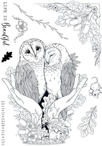Pink Ink Designs - Clear Photopolymer Stamps - An Owl in the Hand