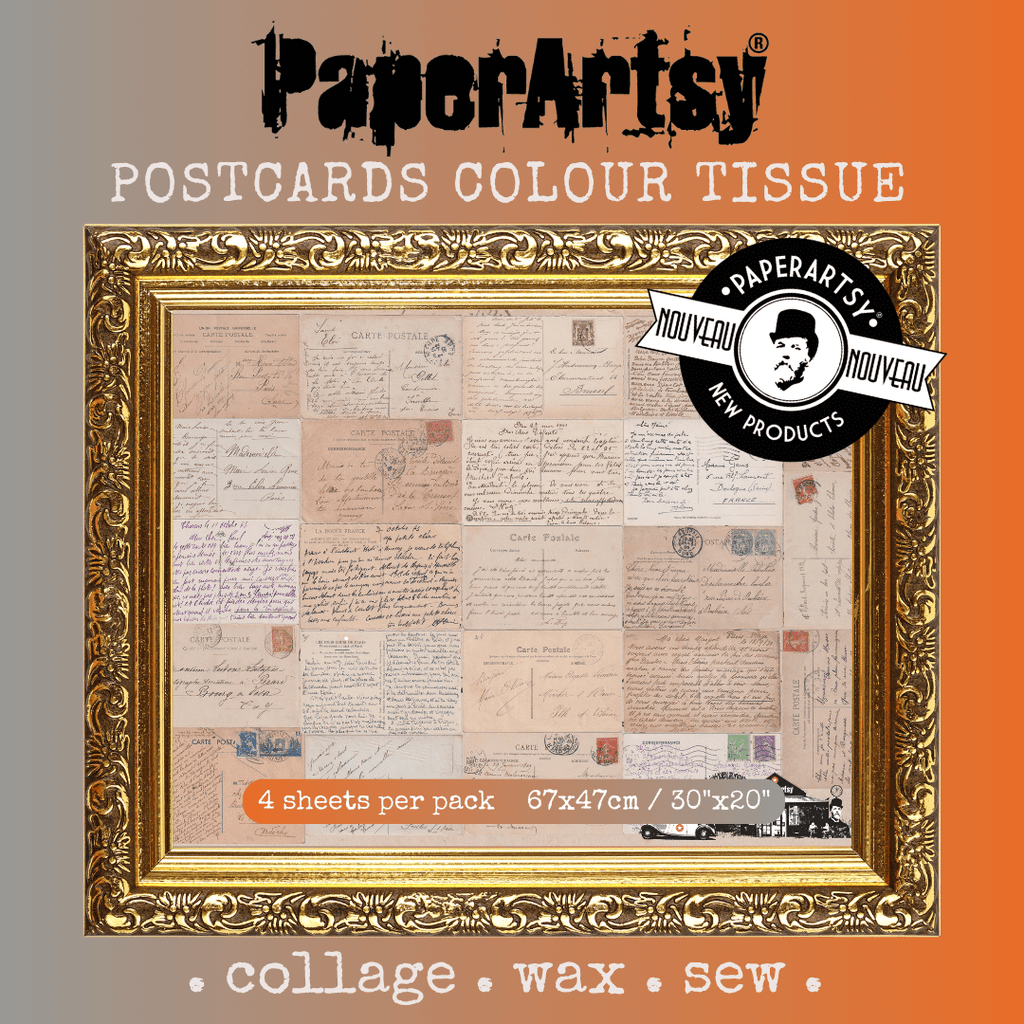 PaperArtsy - Printed Tissue - Postcards - PREORDER