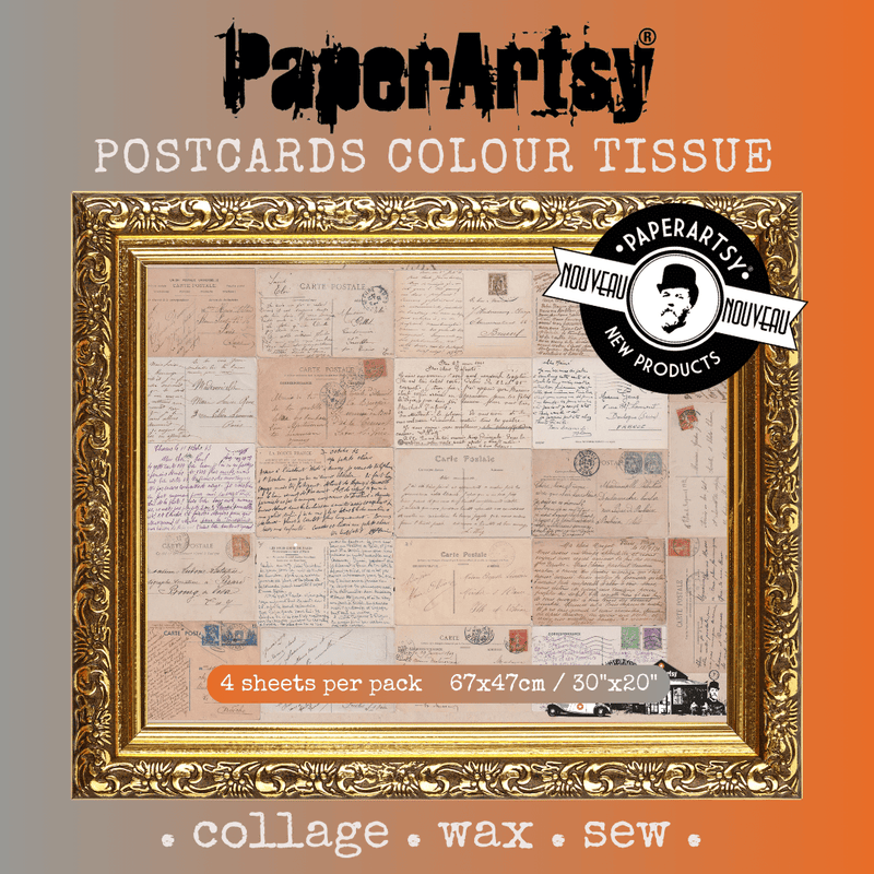 PaperArtsy - Printed Tissue - Postcards - PREORDER