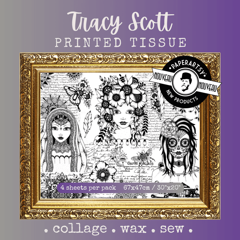 PaperArtsy - Tracy Scott - Printed Tissue 4