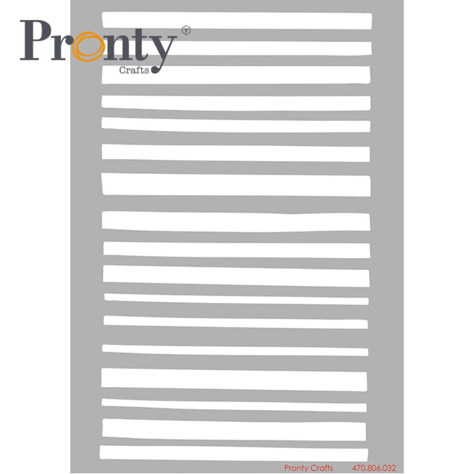 Pronty - Stencil - A5 - Stripes
