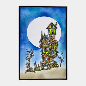 AALL & Create - A6 - Clear Stamps - 1237 - Frightful Manor - Autour DeMwa