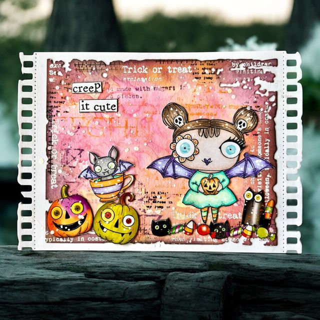 AALL & Create - A7 - Clear Stamps- 1299 - Janet Klein - Fright Bites