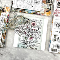 AALL & Create - A7 - Clear Stamps - 928 - Tracy Evans - Flower Press