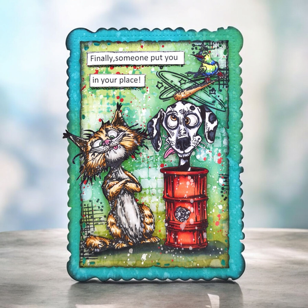 AALL & Create - A6 - Clear Stamps - 1273 - Author De Mwa - Grumpy Traveler