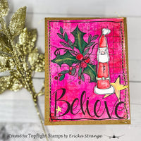 PaperArtsy - Kate Crane 007 - Rubber Cling Mounted Stamp Set