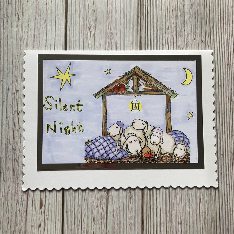 Hobby Art Stamps - A6 - Clear Polymer Stamp Set - Silent Night