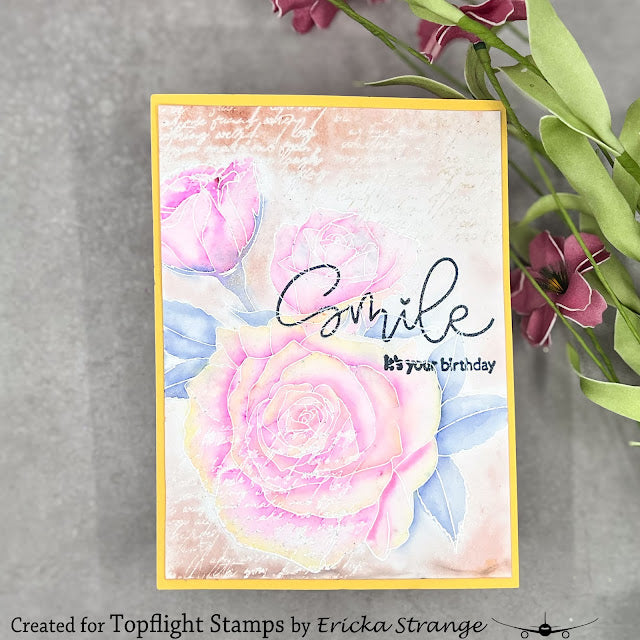 Studio Light - Essentials - Clear Stamp - Script Background 2