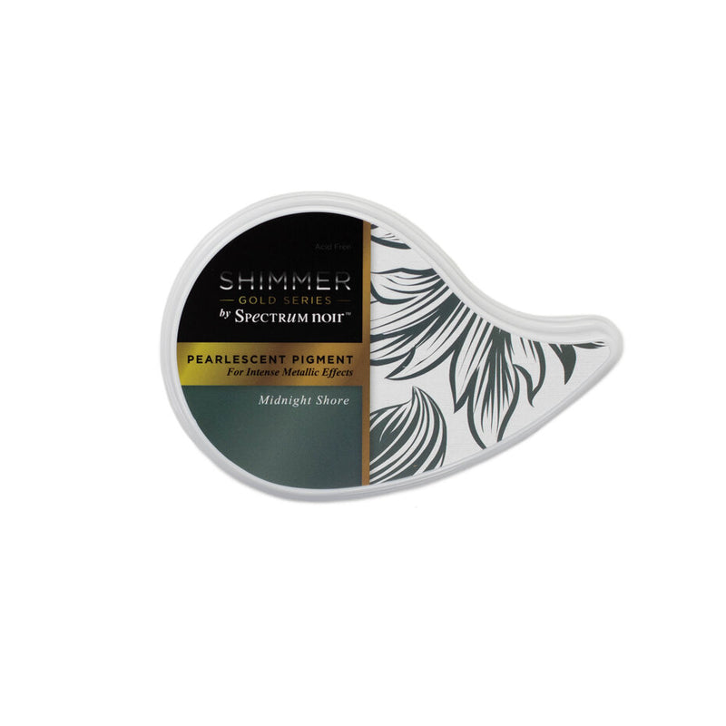 Spectrum Noir - Gold Shimmer Pearlescent Pigment Ink Pad - Midnight Shore