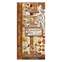 Stamperia - 6 x 12 - Paper Pad - Coffee & Chocolate Collectables