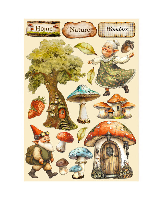 Stamperia - A5 - Hidden Grove - Wooden Shapes