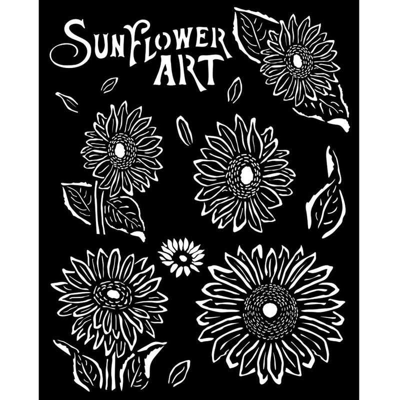 Stamperia - A5 - Thick Stencil - Sunflowers