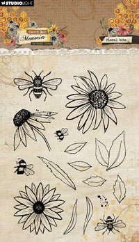 Studio Light - Clear Stamp Set - A6 - Hazel Eaton - Floral Bits